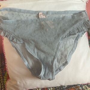 NWT Victoria's Secret Gray Lace bikini underwear